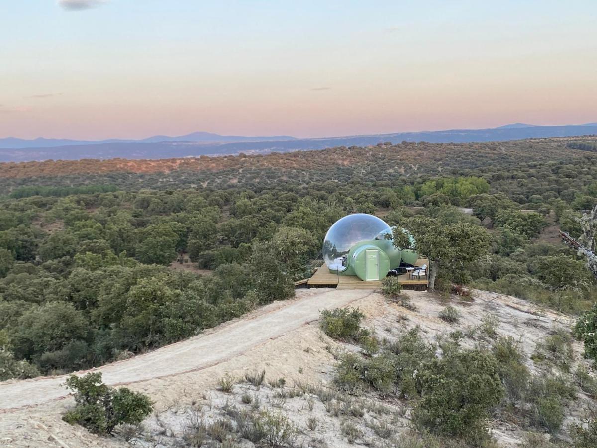 Eco-Lodge En La Reserva Privada Campanarios De Azaba - Proyecto De Conservacion Espeja Eksteriør bilde